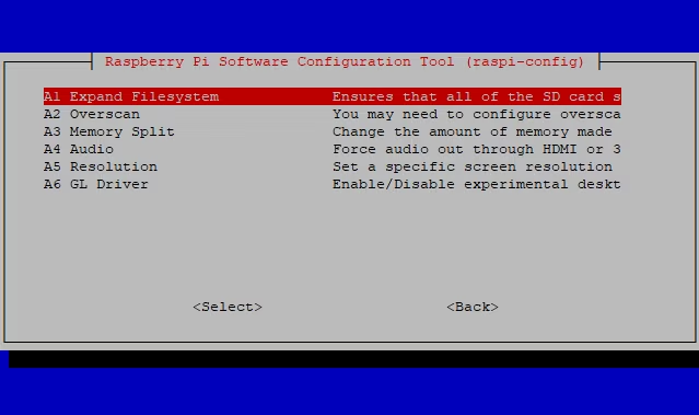 Raspberry Pi Software Configuration Tool